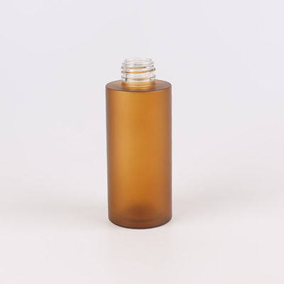 130ml Amber Frosted Pet Plastic Bottles With Lotion Spray