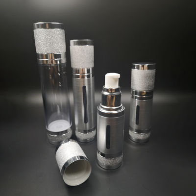 30ml 50ml 80ml Aluminum Airless Pump Bottle For Skincare Cosmetic Packaging