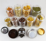 300ml Versatile Clear Plastic Jars For Cosmetic Food Storage PET Straight Sided Jars