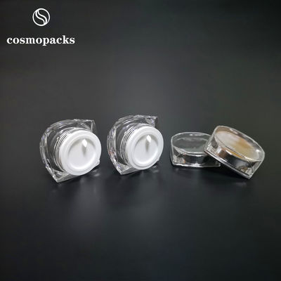 5g 10g Scratch Resistant Cosmetic Cream Jars 53mm Diameter Custom Logo