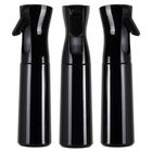 Transparent Fine Mist Continuous Sprayer PET Hair Water Alcohol Plastic Bottles 5oz 10oz