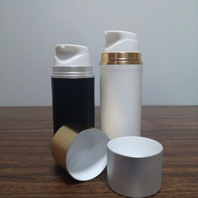 50ml 100ml 150ml Plastic PP Airless Pump Bottles With Over Cap