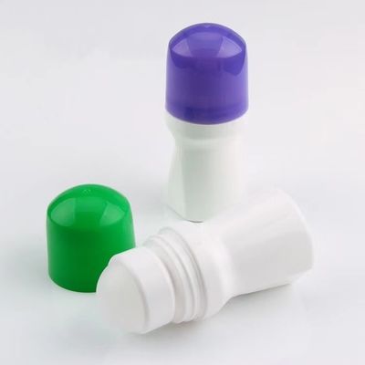 Cosmetic Plastic Deodorant Container PP 50ml Roll On Bottles