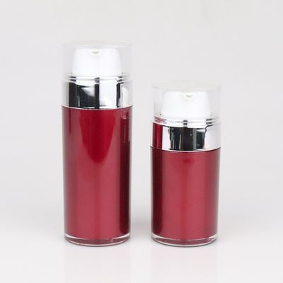 30g 50g Acrylic Straight Cosmetic Cream Jars Double Layer