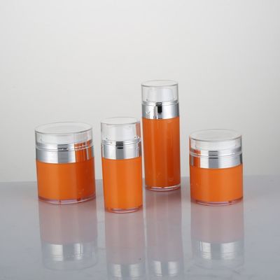 30g 50g Acrylic Straight Cosmetic Cream Jars Double Layer