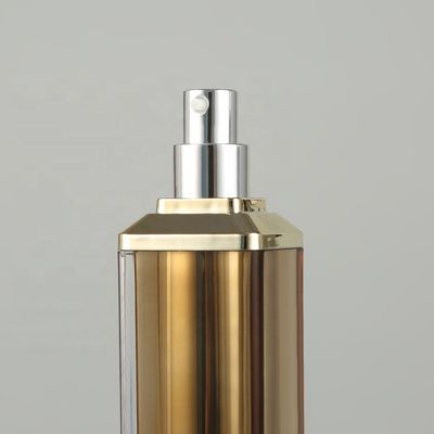 50ml Double Layer Acrylic Airless Cosmetic Bottles With Oblique Shoulder