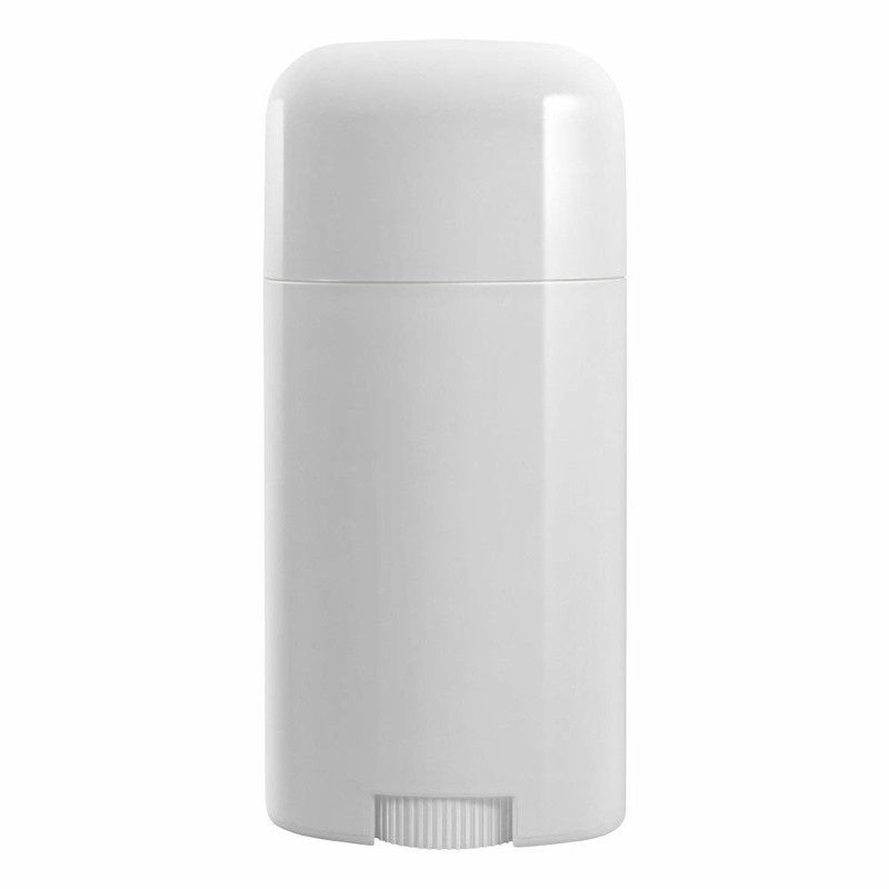 White 50ml Paste Empty Roll On Bottle Shipment On Time Skincare Oval Bottle