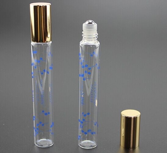 Cosmetic Perfume Oil Roll On Glass Bottle With Roller Ball 4ml 6ml 10ml 15ml