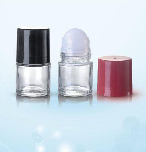 Natural 10ml Round Glass Roller Ball Bottles Perfume Oil Containers
