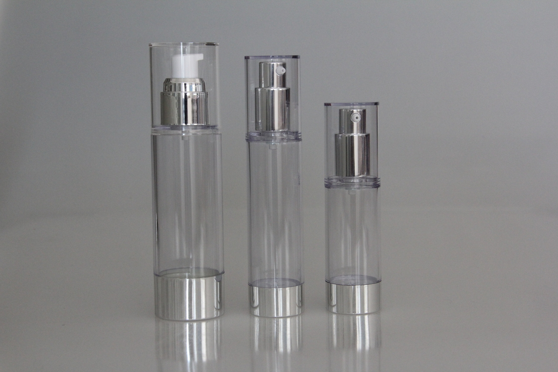 AS Round Serum Lotion Stand Straight Airless Cosmetic Packaging 80ml High Output