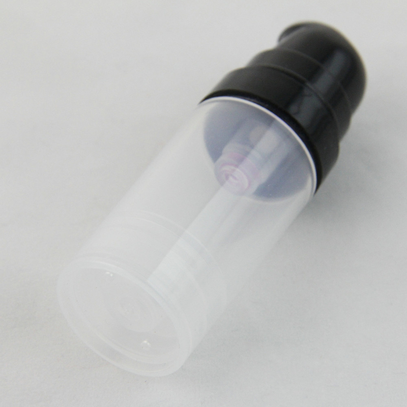 Clear PP Dispensing Airless Cosmetic Bottle Propellant Free 12ml