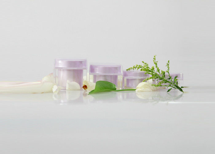Facial jar 30G 50G Acrylic Cream Square Jar With Black Cap Wholesale  cosmetic acrylic jar  Packaging