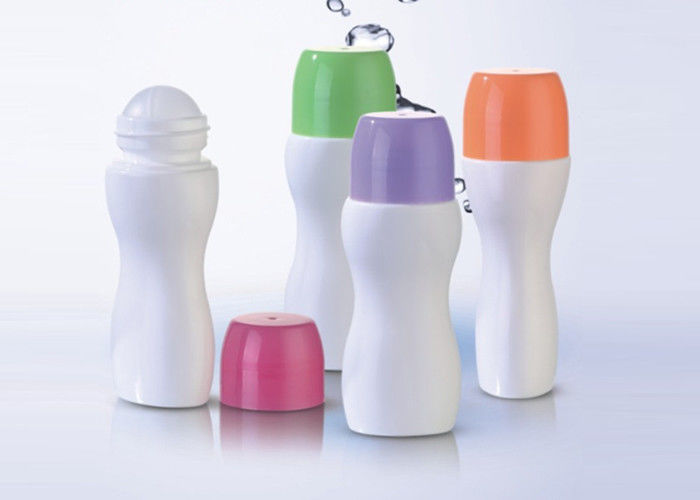 Cosmetic 60ml Reusable Roll On Deodorant Bottles PP Plastic  OEM