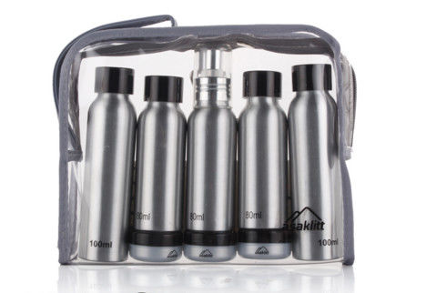 ODM Cosmetic Travel Bottle Set Aluminum Makeup Small Packaging Personal Care