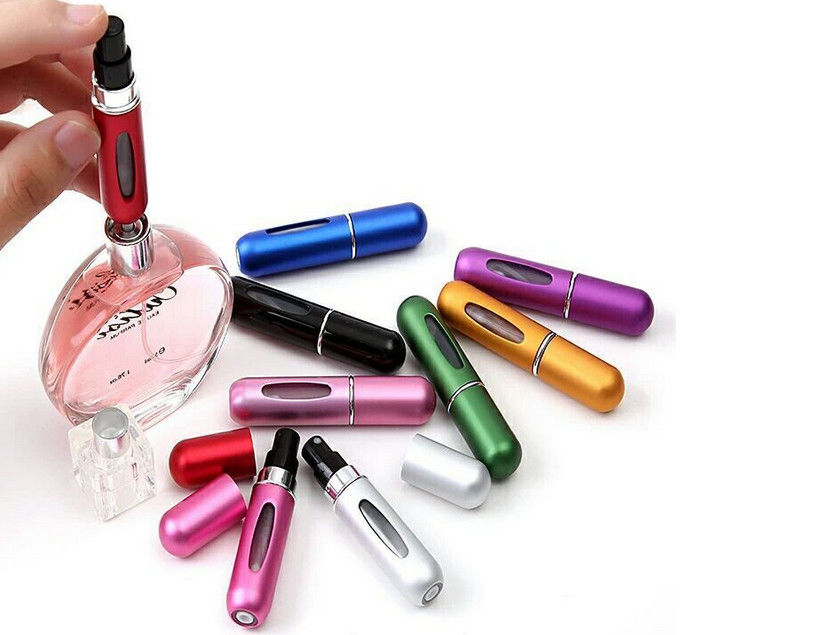 Aluminum Travel Perfume Atomiser 3ml 5ml Disposable Vape Metal Bottle Oil Refill