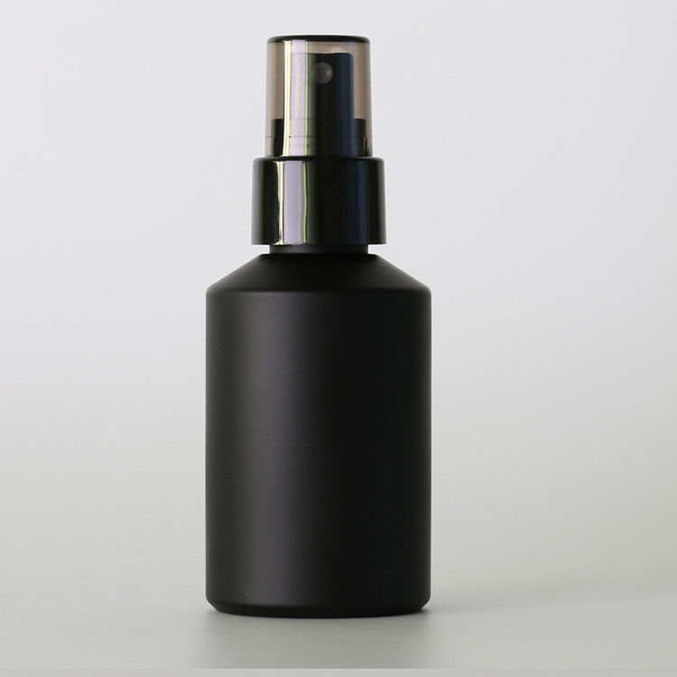 Petg Cosmetic Spray Bottle 120ml Black Color Frosted Surfacefor Liquid