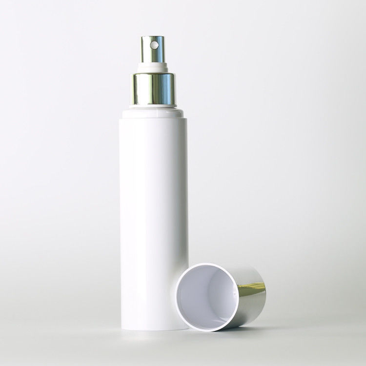 Continuous Mist Cosmetic Spray Bottle Pet Plastic 120ml In White Color