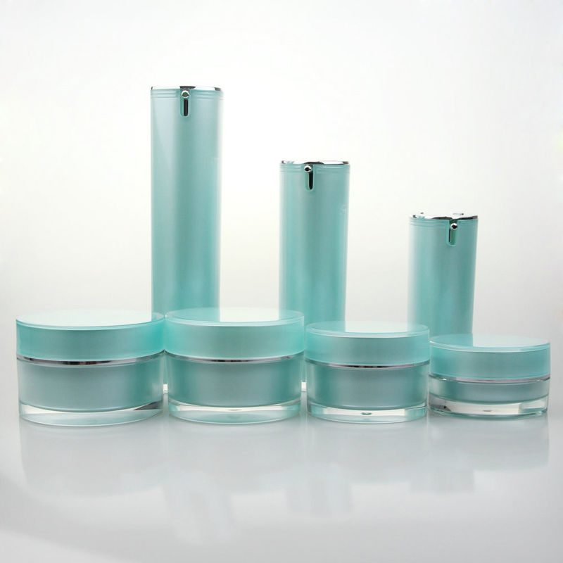 Oem Design Airless Cosmetic Bottles 15ml 30ml 50ml Plastic Cosmetic Packing For Thick Cream