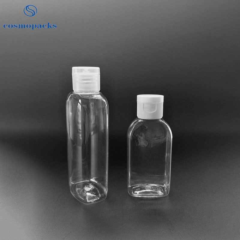 15ML 30ML 50ML Plastic Lotion Bottle For Personal Care Transparent Color