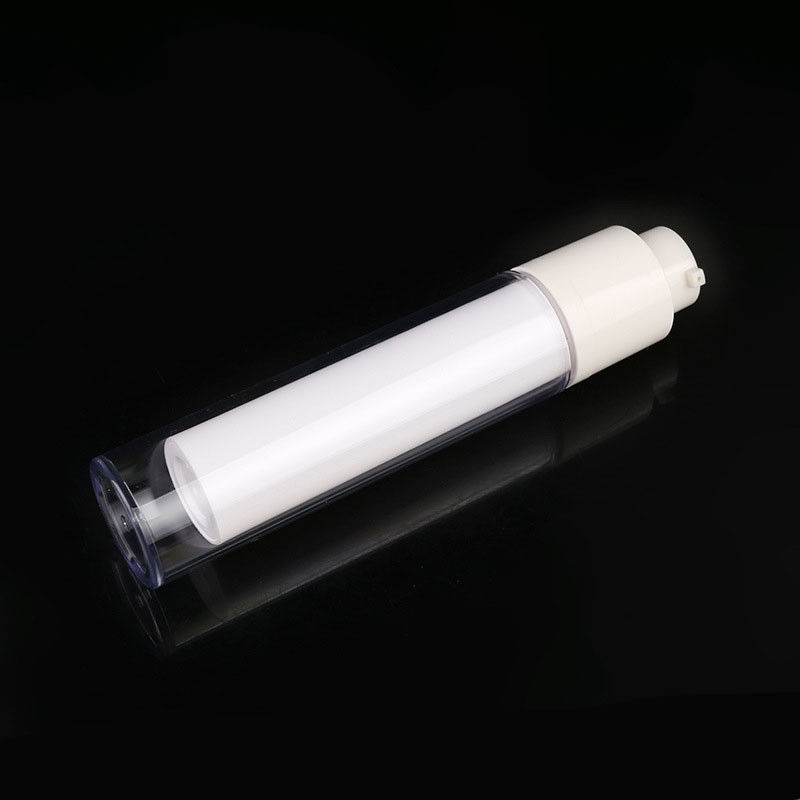 PMMA Airless Cosmetic Bottles With Double Body Design