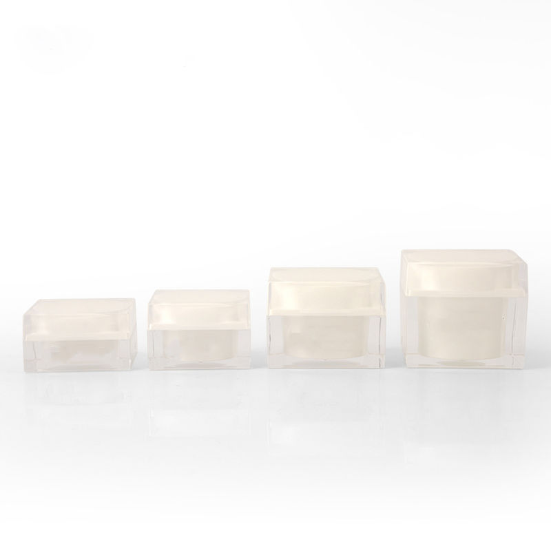Empty Acrylic 15g 30g 50g 80g Capacity Cosmetic Cream Jars