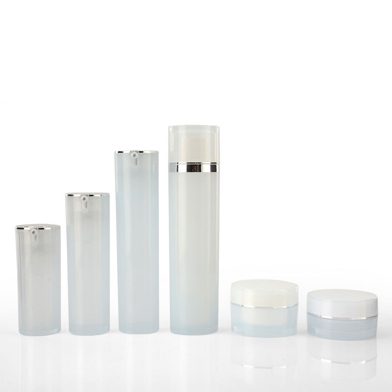 Skin Care White Screw Cap 15ml  Empty Cosmetic Jars