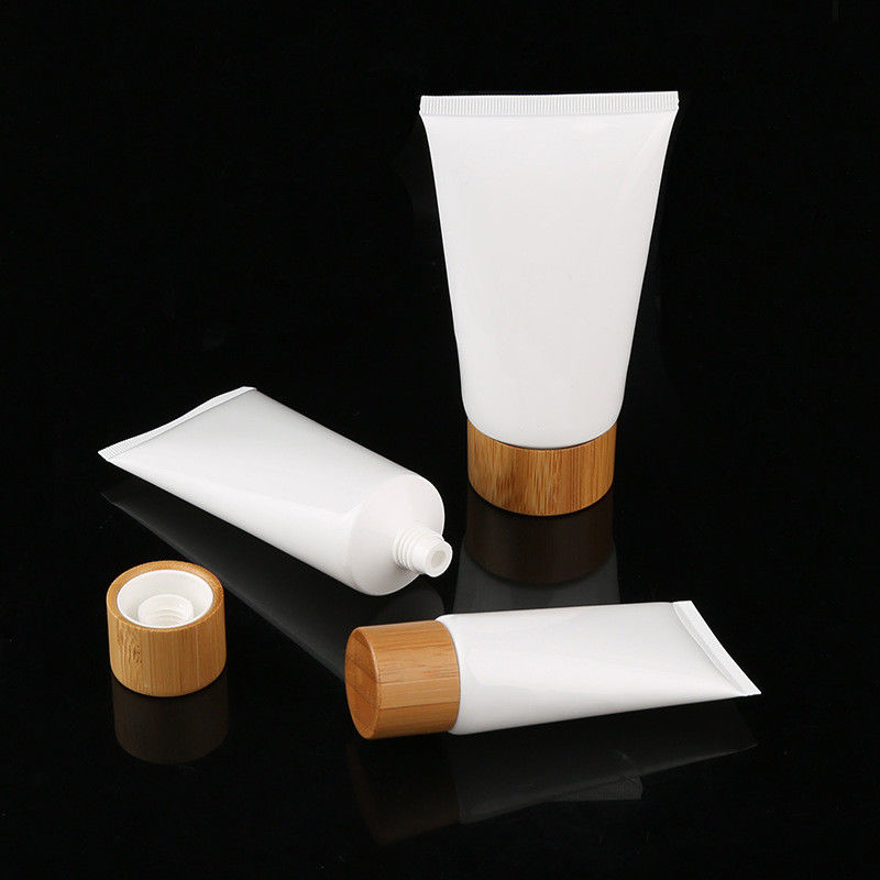 Screw Bamboo Lid 120g 150g Lotion Tube Containers