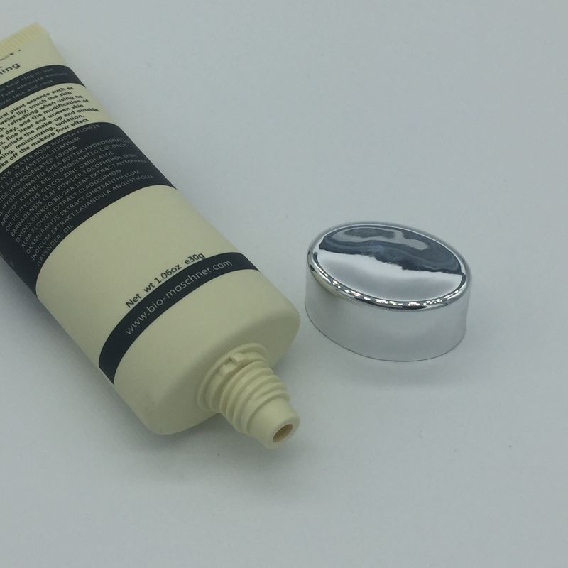 Personal Care 400g 60MM Capped Oval Plastic Cosmetic Tubes