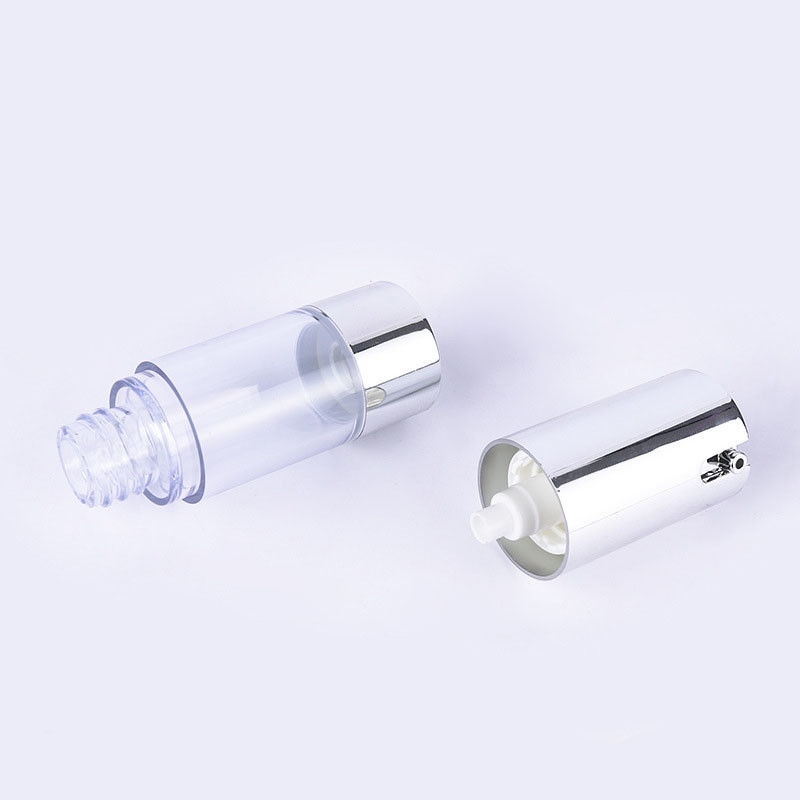 Wholesale 30ml 50ml 100ml Slik-screen Printing Clear serum Airless Bottle with Pump Sprayer