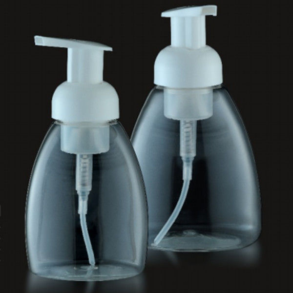 Empty 300ml PET Plastic Liquid Hand Soap Pump Bottle Low MOQ