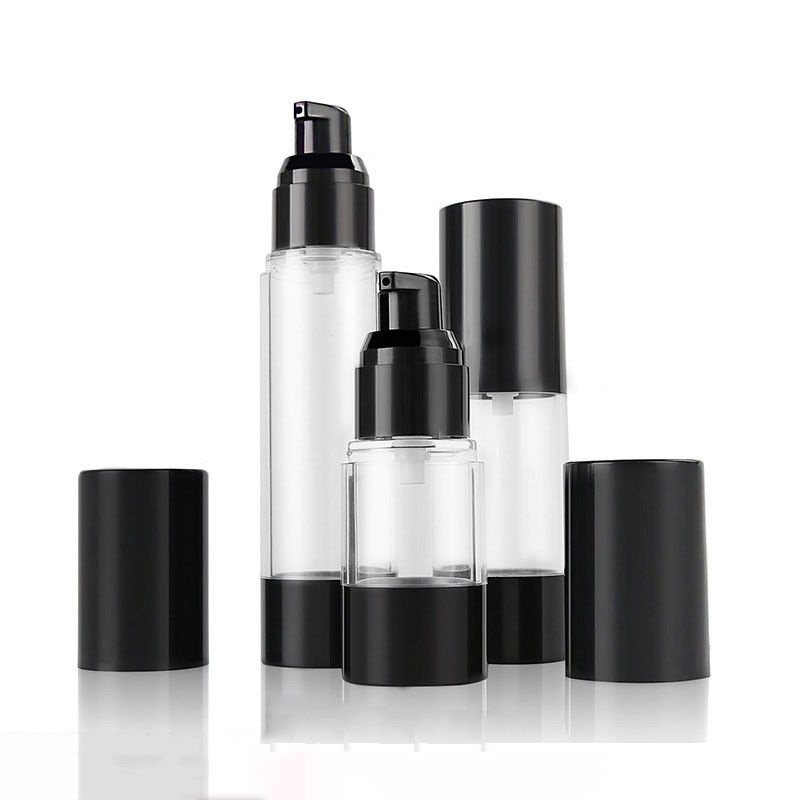 Cylinder 15ML 30ML 50ML Lotion Spray Airless Pump Bottles