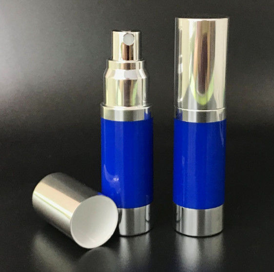 Aluminum 1oz 100ml Snap On Airless Cosmetic Bottles